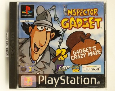 Inspector Gadget Gadget's Crazy Maze Für PlayStation 1 2 3 Ps1 PAL Komplett
