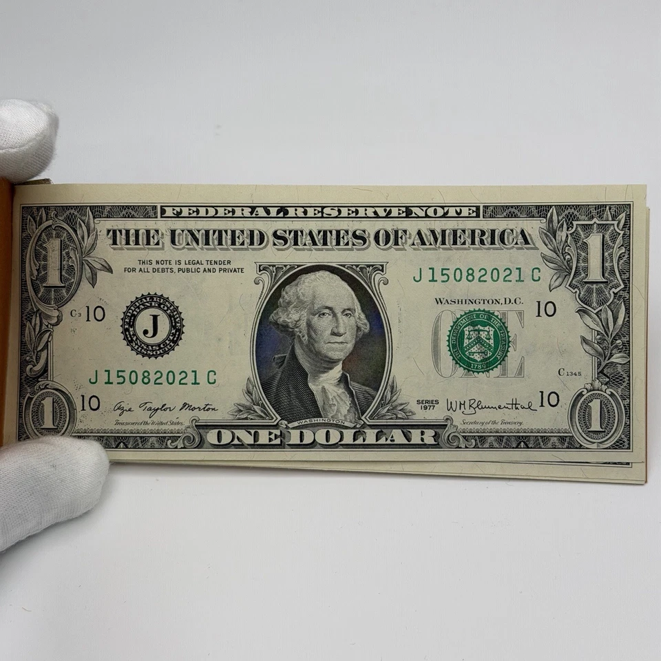 1977 $1 MILLIONAIRES' SCRATCH PAD $10 Face Consecutive Serial # Santa Fe Bank - Image 3 of 4