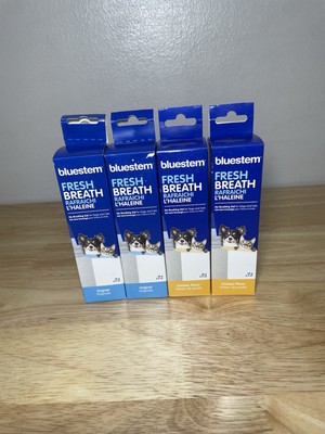 Lot Of 4 Fresh Breath for Dogs & Cats No Brush Dental Gel 2.4oz Chicken/Original