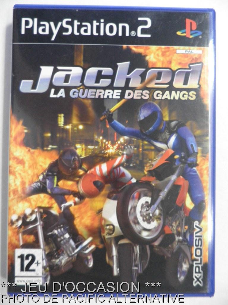 COMPLET Jeu JACKED playstation 2 sony PS2 francais game combat course de  moto