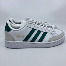 adidas Men's Grand Court SE Tennis Sneakers - white/green/orbit grey