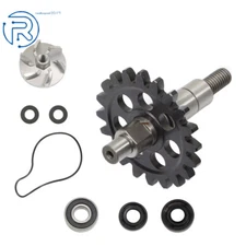 Water Pump Impeller Shaft Gear Kit For Yamaha YZ250F 2001-2010 2011 2012 2013