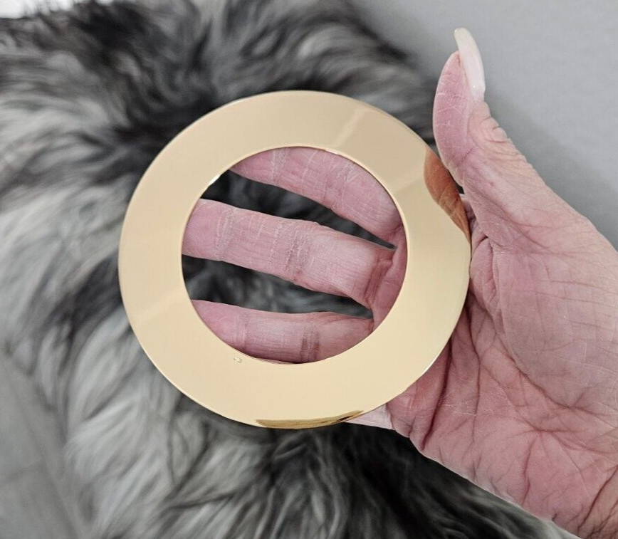 JENNY BIRD Carmine Gold Finish Bangle Bracelet with Sack/ Box NWT's