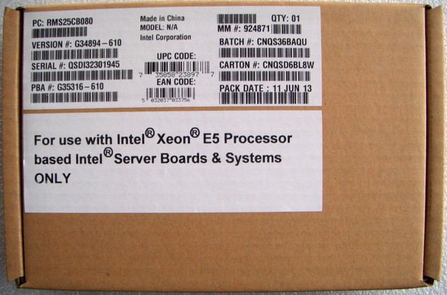 Intel Integrated RAID Module RMS25CB080 for sale online | eBay