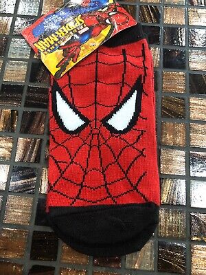 Size6.5-8 Crouch Black Toe Spiderman Spidersense Socks ~ Sets and Singles