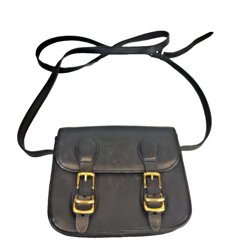 Borsa a tracolla stile borsa a tracolla Lauren Ralph Lauren in pelle nera - Foto 3 di 11