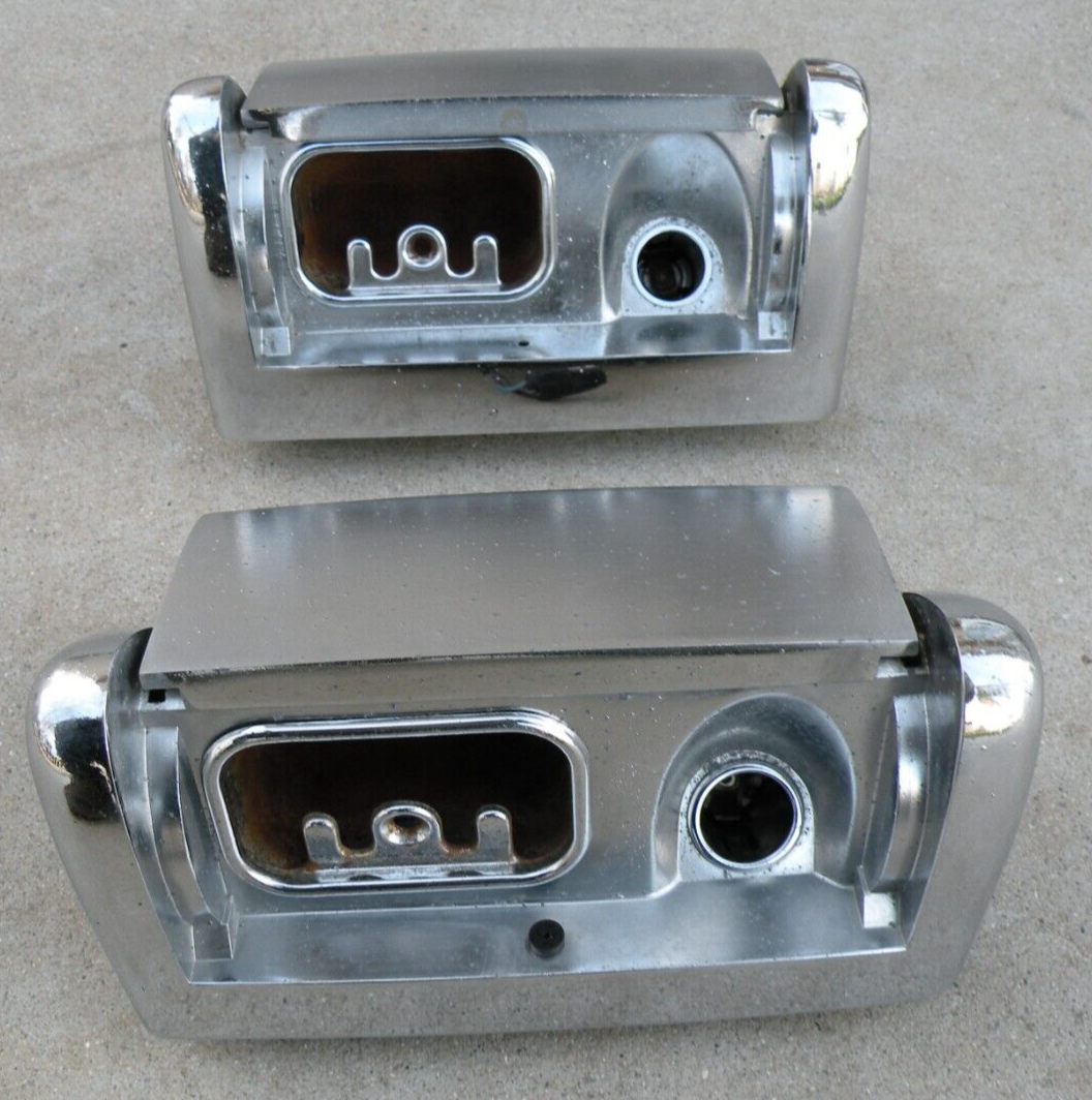 THUNDERBIRD CHROME CENTER CONSOLE FLIP ASHTRAY TRIM BEZEL THUNDERBIRD CHROME CENTER CONSOLE FLIP ASHTRAY TRIM BEZEL