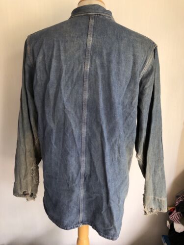 Giacca Jean Coat PAY DAY JC Penny Vintage anni '60 Effetti Di Denim Cappotto Core Taglia Large - Foto 4 di 11