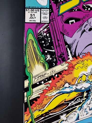 Silver Surfer #51 Edizione Diretta Marvel Comics 1991 - Foto 7 di 14