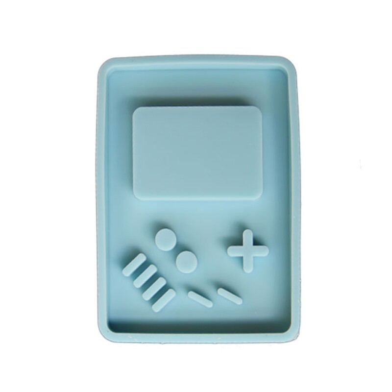Keychain Silicone Mold Square Game Machine Epoxy Resin Casting