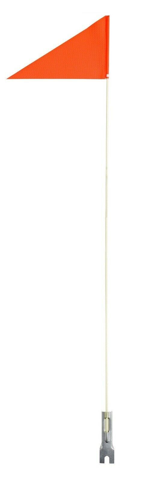 (New) Safety Orange Flag Pole 60" 5 Feet Bicycle Axle Mount High Visibility (15.99 USD)
