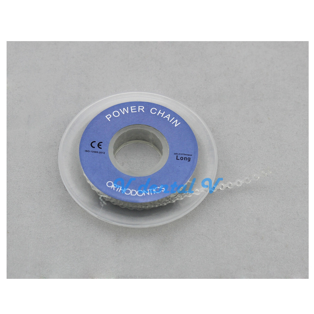 Dental Power Chain Continuous Orthodontic Ultra Chain Clear Long/Closed