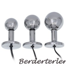 Stainless Steel Anal Plug Stimulator Butt Plug Electro Estim Butt Plug Sex Toys
