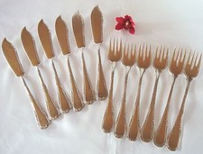 GOWE Fischbesteck Wellner Fisch Messer Fisch Gabel 6 Personen Modell 12 /pp 553