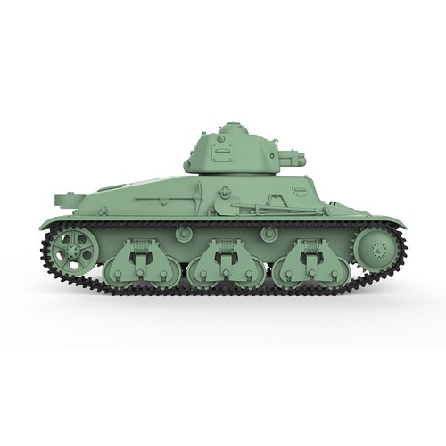 1/16 Military Model Kit France Hotchkiss H35 Light Tank - Picture 4 of 5