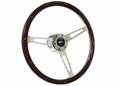1955-68 Chevrolet Impala 6-bolt 15 Deluxe Espresso Wood Steering Wheel Kit 1955-68 Chevrolet Impala 6-bolt 15 Deluxe Espresso Wood Steering Wheel Kit