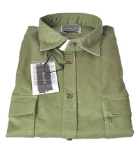 Aglini  -  Shirts - male - 41-16 - Green - 258829A163456