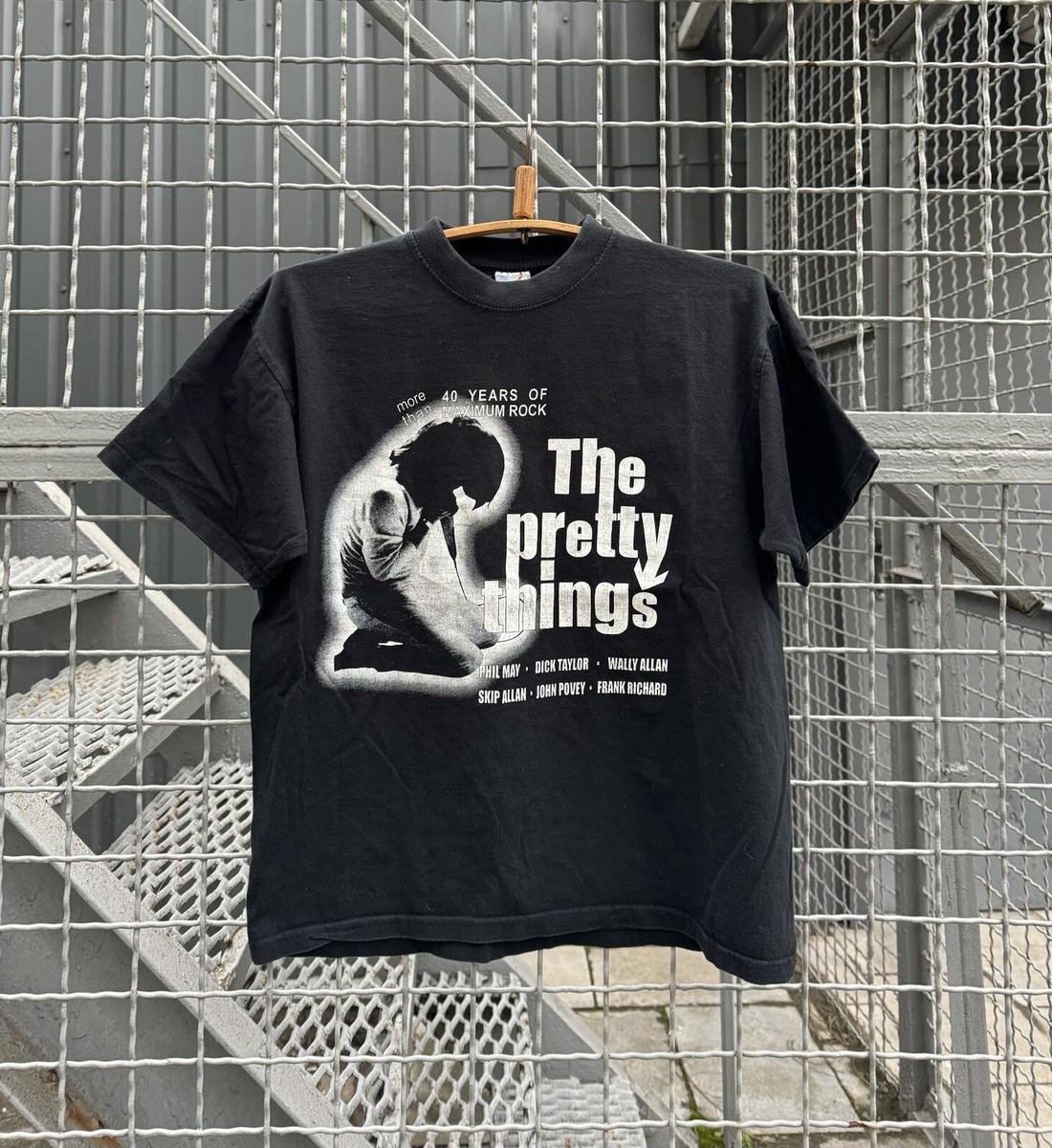 The Pretty Things 2004 Tour T Shirt Pink Floyd Garage Rock Punk