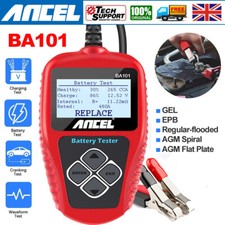 Ancel Ba101 12v 100-2000 Cca Car Load Battery Tester Digital Battery Analyzer Us Ancel Ba101 12v 100-2000 Cca Car Load Battery Tester Digital Battery Analyzer Us