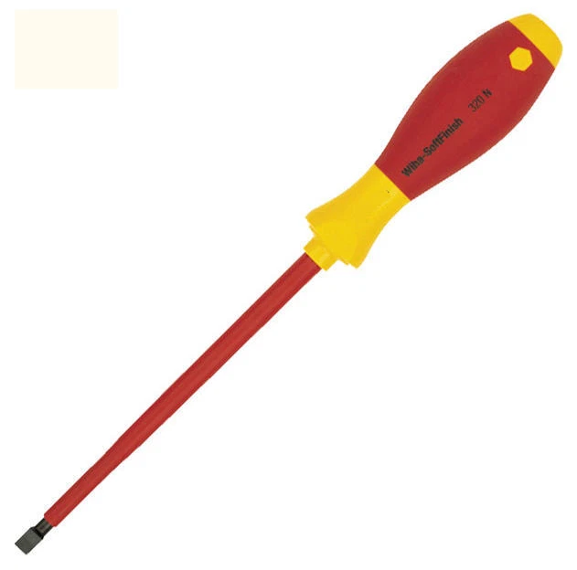 WIHA Electrical VDE Insulated 1000V Slotted/Slot Screwdriver 3.5mm x 100mm,00822