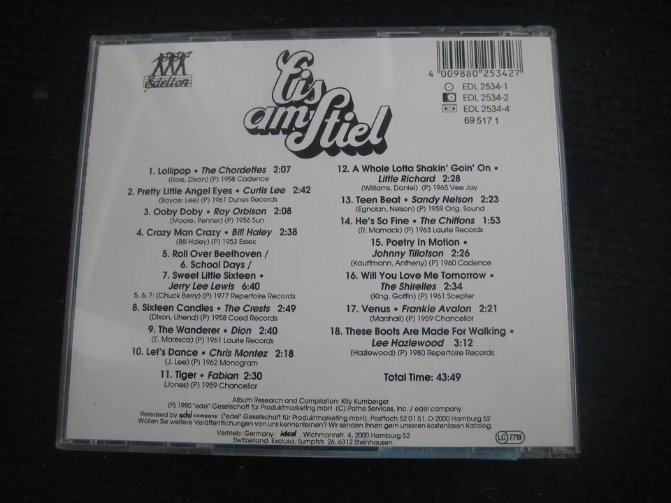 CD Eis am Stiel Best of Volume 1 Neuwertig 18 Tracks Greatest Hits - Bild 3 von 4