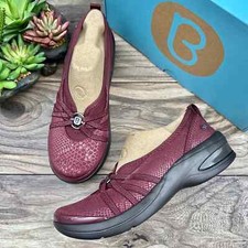 NIB Bzees Rosie 8M Comfort Slip On Shoes Flats Loafers Wine