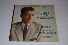Herbert Von Karajan~Sibelius~Symphony No. 2~Angel Records~FAST SHIPPING