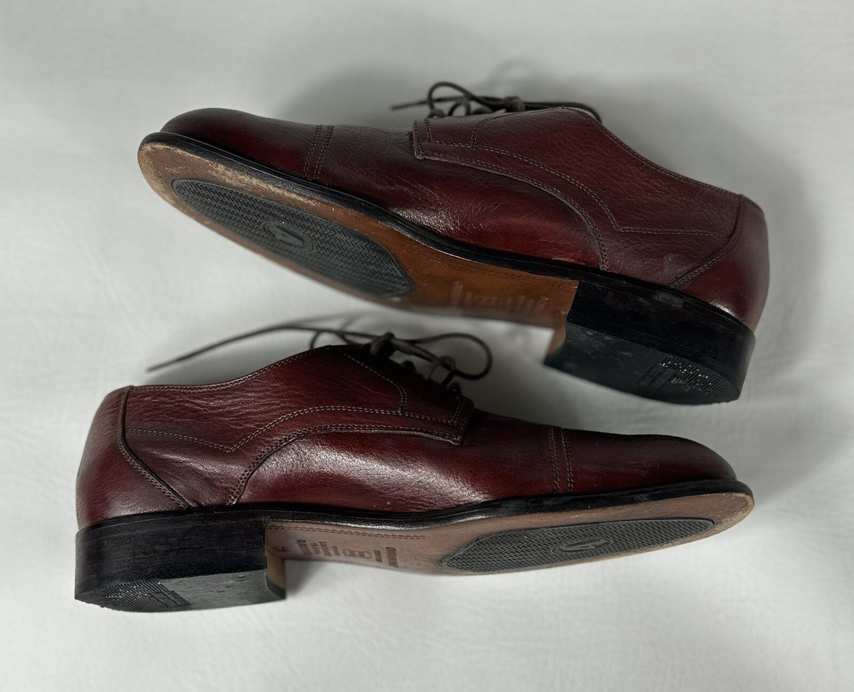 VALLEVERDE Mens Personal Comfort Brown Leather Tie Shoes 39  display picture 1