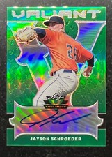 2018 Leaf Valiant Jayson Schroeder Autograph 81/99