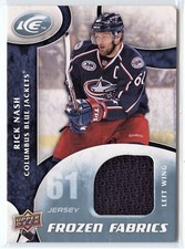 2009-10 UD ICE FROZEN FABRICS GAME-USED JERSEY #FR-RN R. NASH NM RAW (TL-6397)