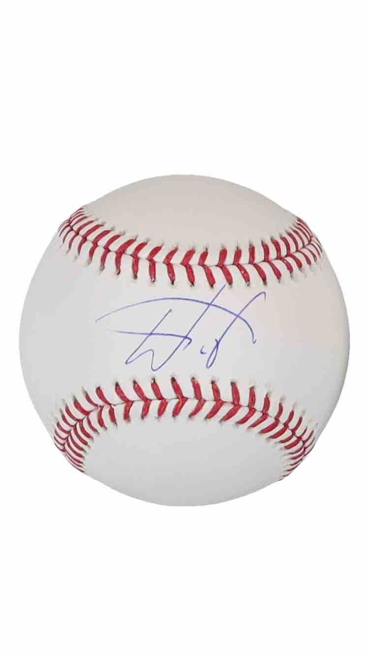 Wander Franco Autographed Signed JSA Major League OML Baseball 