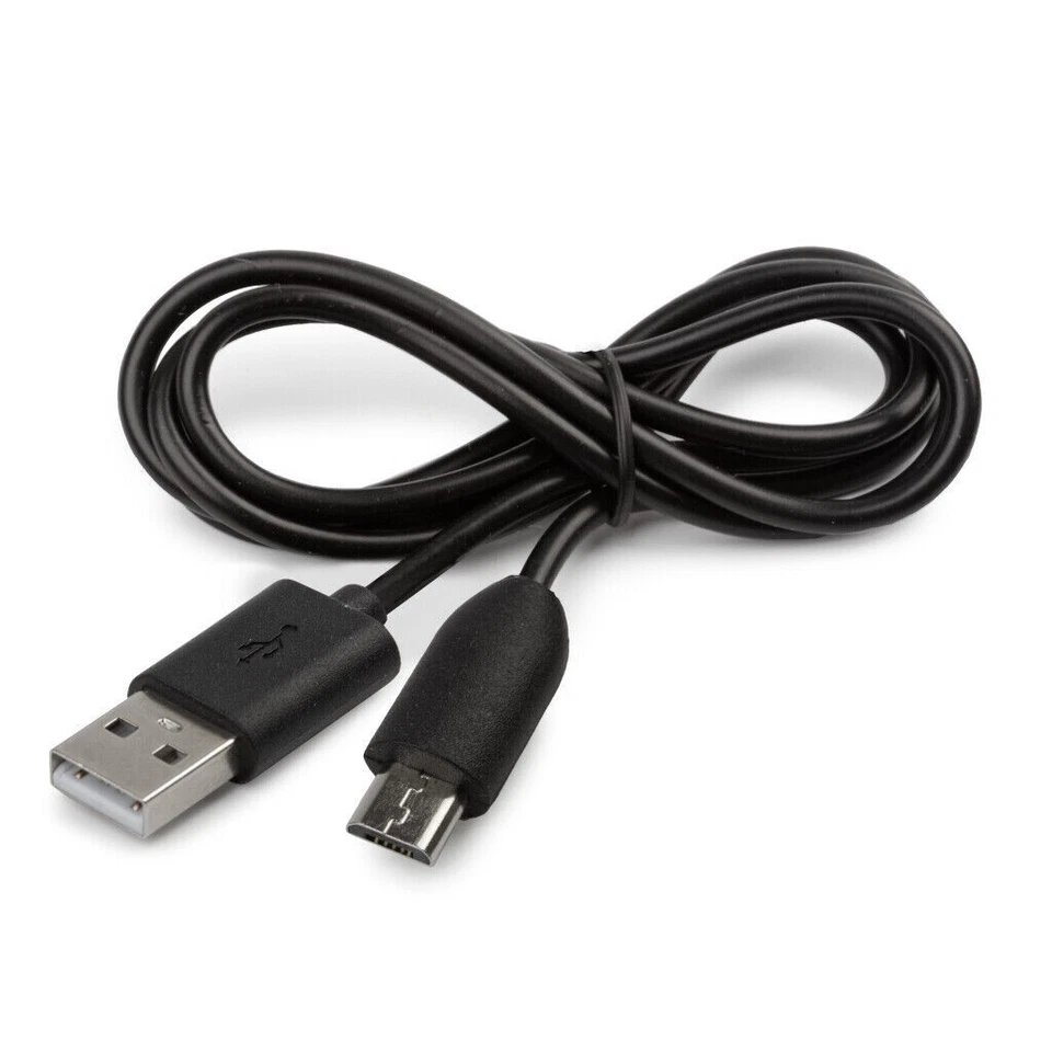 2m USB Data / Charger Black Cable for Asus ZenPad 10 P023 Z300C Tablet - Image 2 of 4