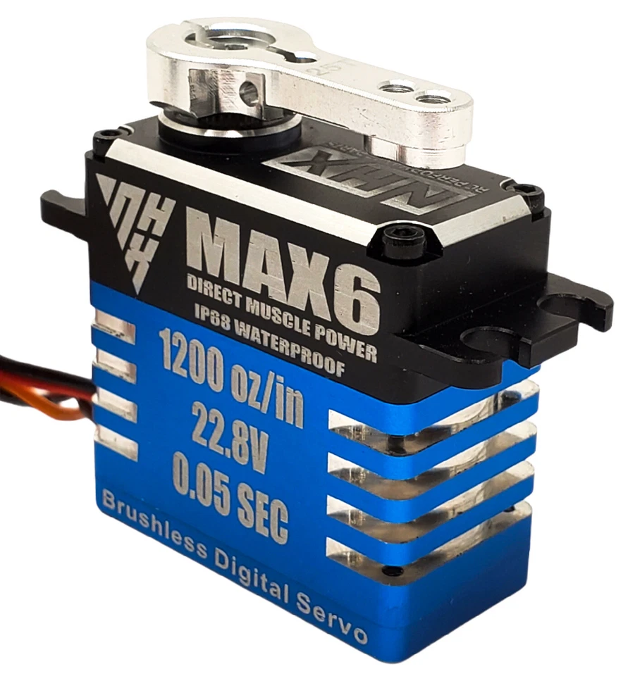 NHX MAX6 High Torque / High Speed Brushless Servo :1/10 E-Revo VXL /Stampede 4x4 - Image 2 of 4