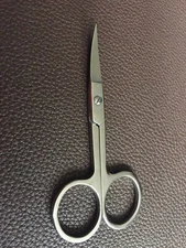 3 1/2 Inch Stainless Steel Scissors Curved Tip