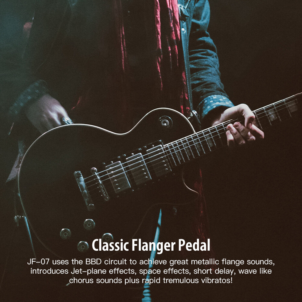 JOYO Classic Flanger Effect Pedal Metallic Flanger & Rapid Tremulous Vibrato eBay