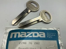(2) NEW GENUINE UNCUT Factory OEM Mazda Key Blank 94-97 B2300 B3000 B4000 Truck