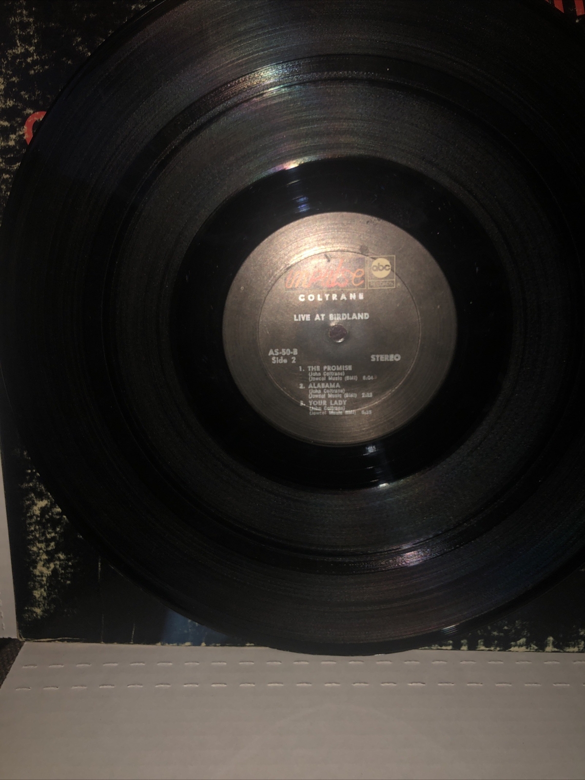 JOHN COLTRANE Live At Birdland LP 1973 ABC Impulse AS-50 Black Label ...