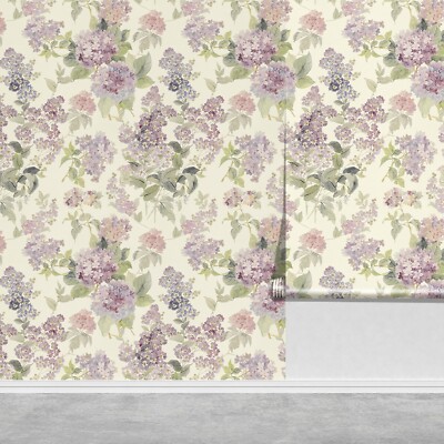 Wallpaper Roll lilac PVC Vinyl Peel and Stick Wall Sticker Room Decor 17.3''X480''