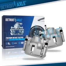 Front Brake Calipers w/Brackets for 2003-2008 Pontiac Vibe Toyota Corolla Matrix
