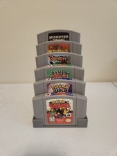 Nintendo 64, N64 Six Cartridge Display Stand, 3D Printed Display Stand