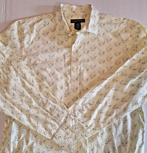 Structure Long Sleeve Button Down Dress Shirt Size Medium - Picture 3 of 7