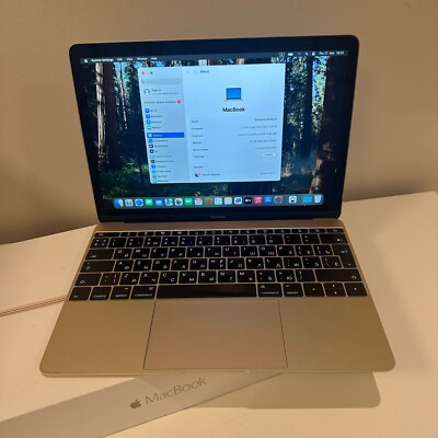 Macbook 12'' 2015 /Core M/8GB/256GB SSD/macOS Sequoia, Warranty