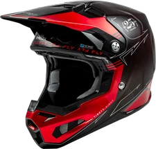 Fly Racing Formula S Carbon Legacy Helmet (2024) XS Red Carbon/Black