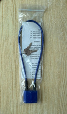    NEW Multi-Purpose 15" Cable Safety Lock with 2 Keys - Blue - NIP   