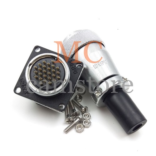 WEIPU WS28 5A 26 pines enchufe impermeable montaje en panel, conector de cable industrial - Imagen 5 de 7
