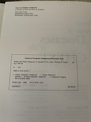 Fraser and Pare's Diagnosis of Diseases of the Chest 4 Fraser and Pare's Diagnosis of Diseases of the Chest 4