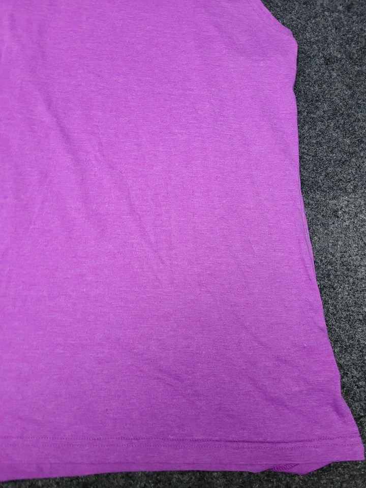 Reebok Shirt Womens Medium Purple Tank Top Athletic Workout Gym Sleeveless - Image 3 of 4