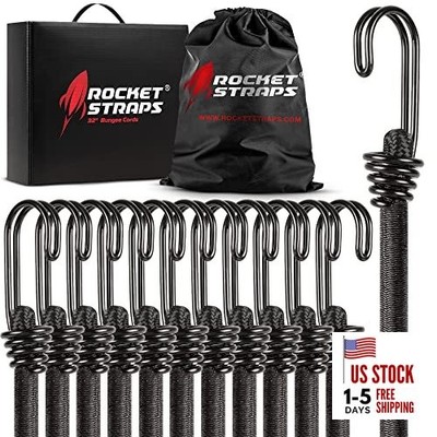  - Ultimate Outdoor Bungee Cord Assortment - Heavy 12 Piece - 72'' Double-J Hook
