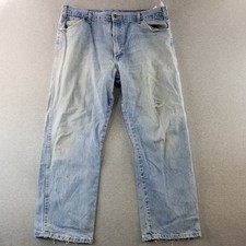 Dickies Jeans Men's See Meas. VTG 100 Cotton Light Wash Normcore Nice Quality