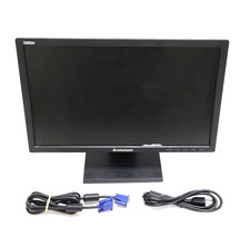 Lenovo ThinkVision LT2024wA 20" LCD Monitor w/Stand and Cables "READ"